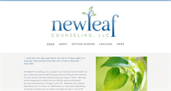 Desktop Screenshot of newleafok.com